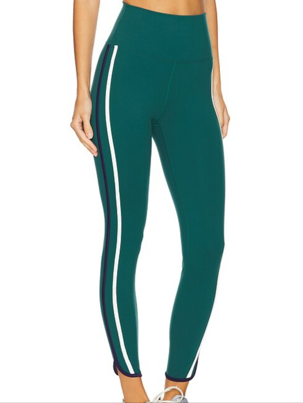 Beach Riot Teal Track Stripe Leggings